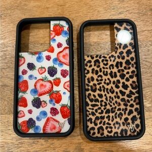 Wildflower Fruit and Leopard Print Phone Case bundle!
